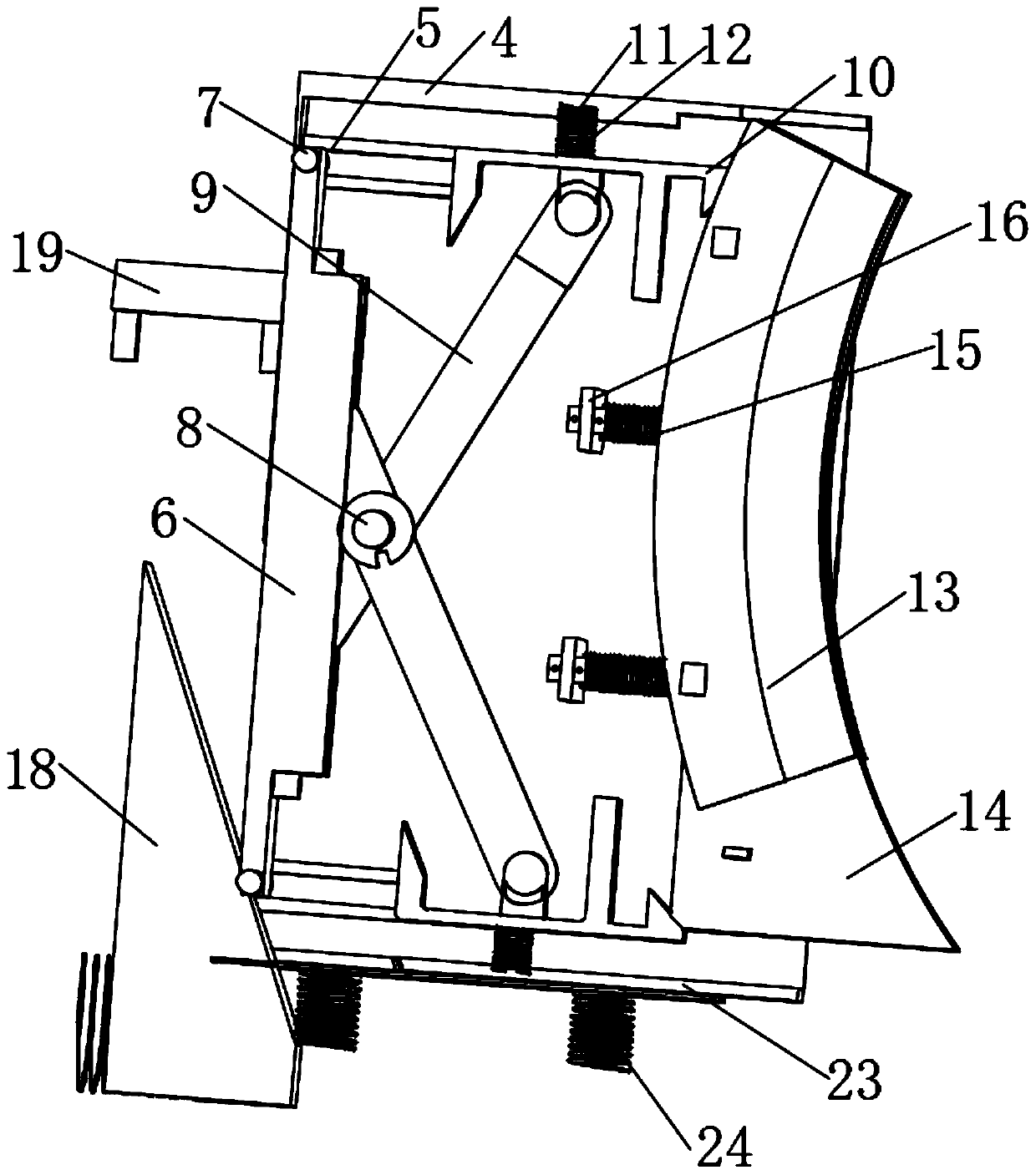 Suspended bicycle parking device