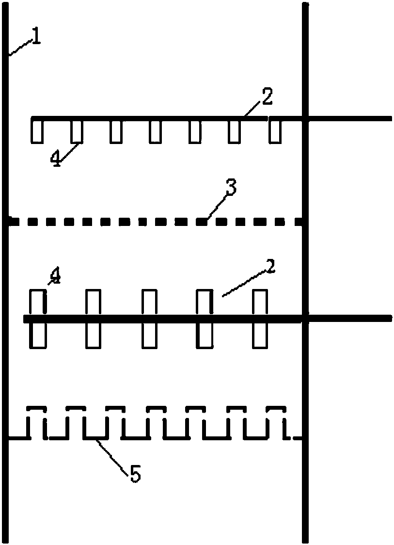 A kind of vacuum tower internals with cross-flow tray defoaming and two-way spraying for heat extraction