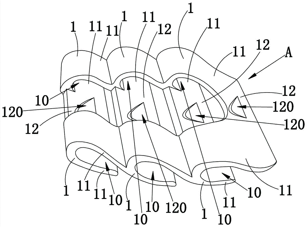 Rebound anti-skid device for the heel of the sole