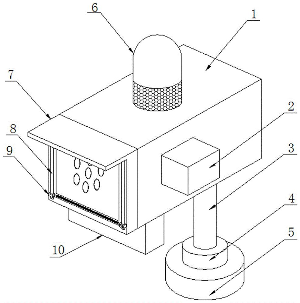 Multi-angle rotary portable vidicon for network security and protection