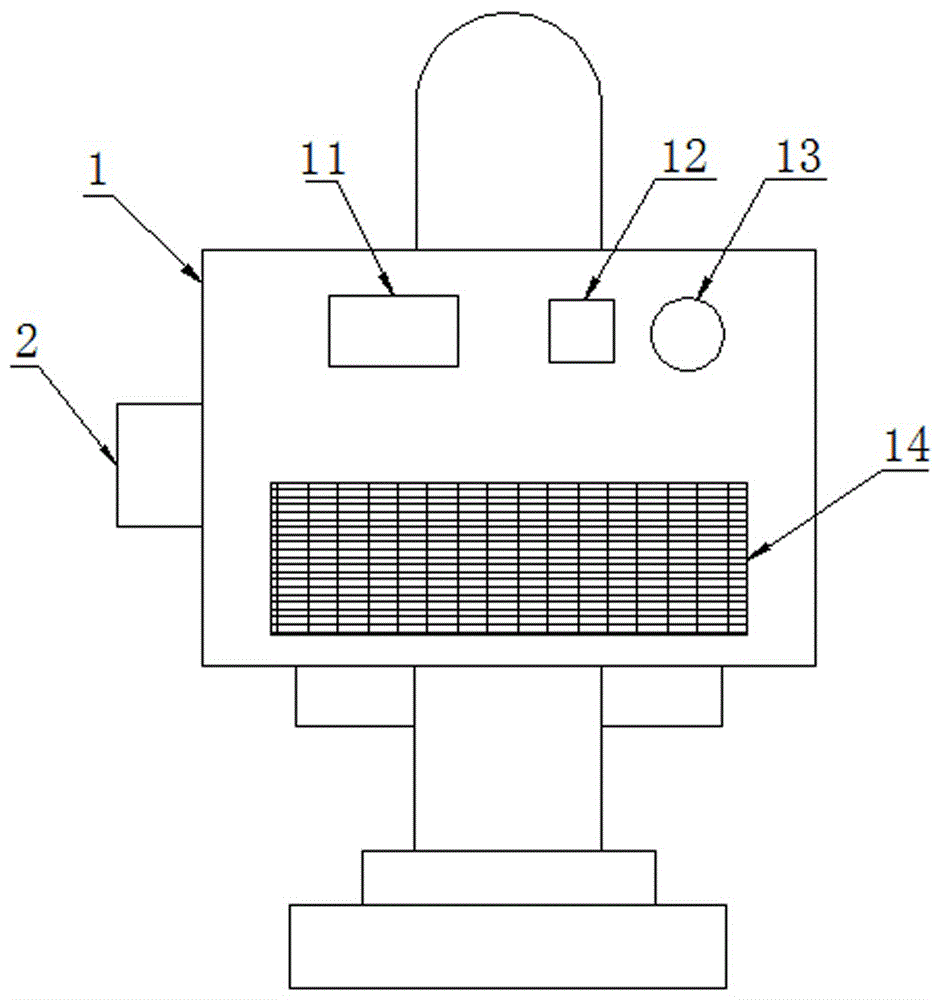 Multi-angle rotary portable vidicon for network security and protection