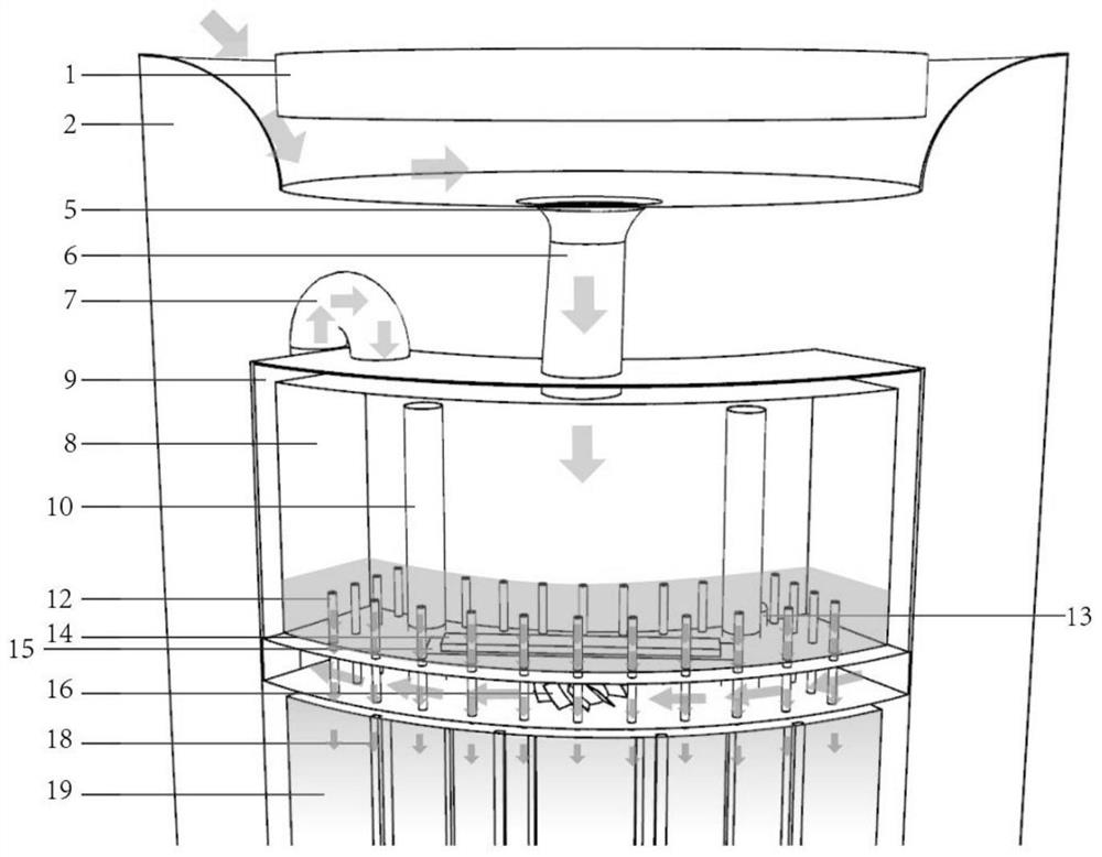 Water-cooling tower fan