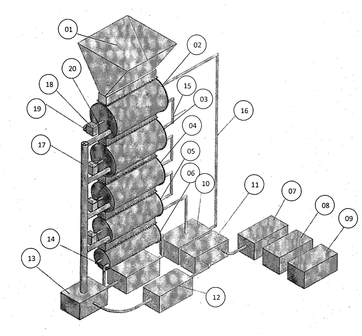 A novel method and an apparatus in converting unsorted municipal solid waste into geo-polymer pellets/briquettes and geo-polymer bricks/paver blocks