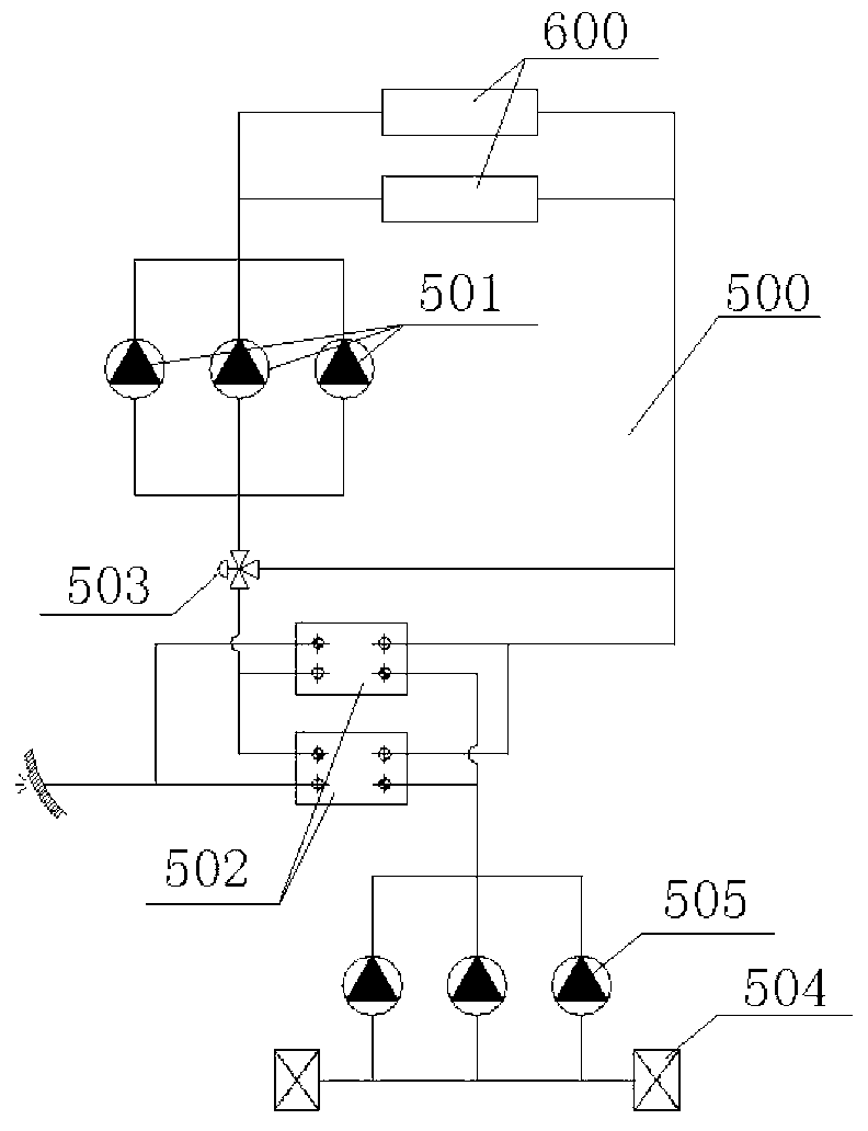 LNG fuel main engine waste heat utilization system of LNG fuel power ship