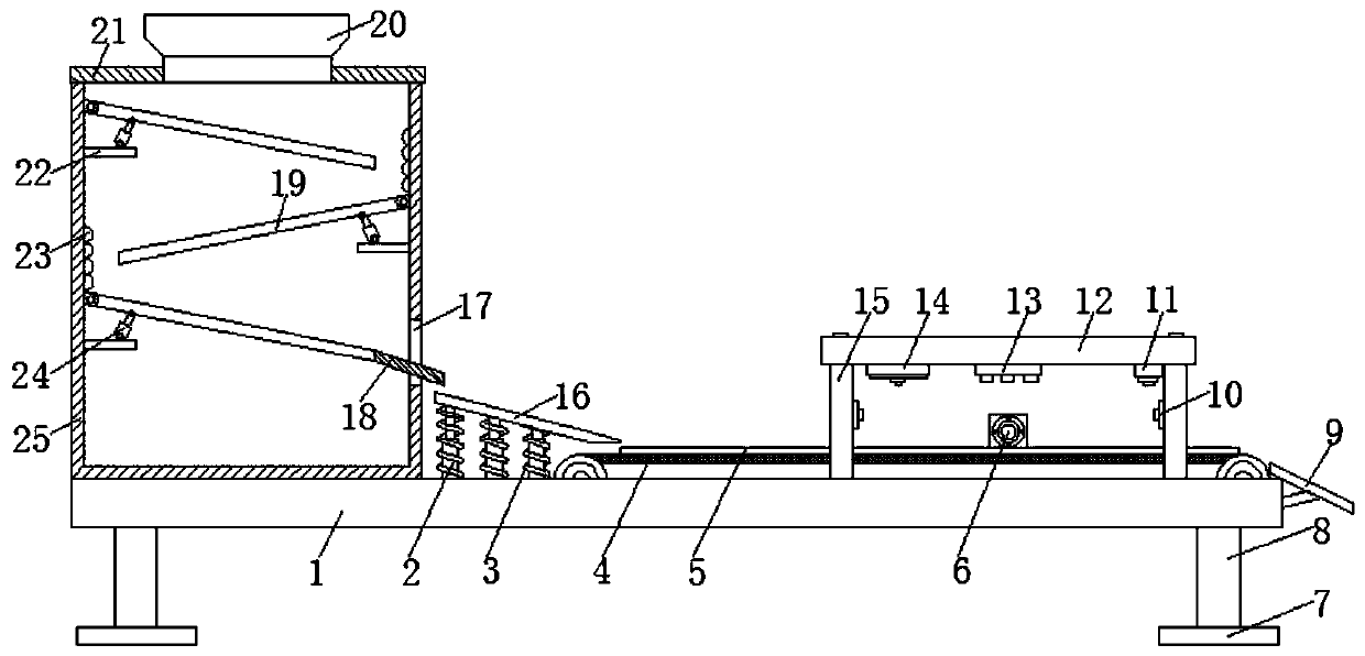 Automatic boxing machine for detecting completeness and maturity of apples