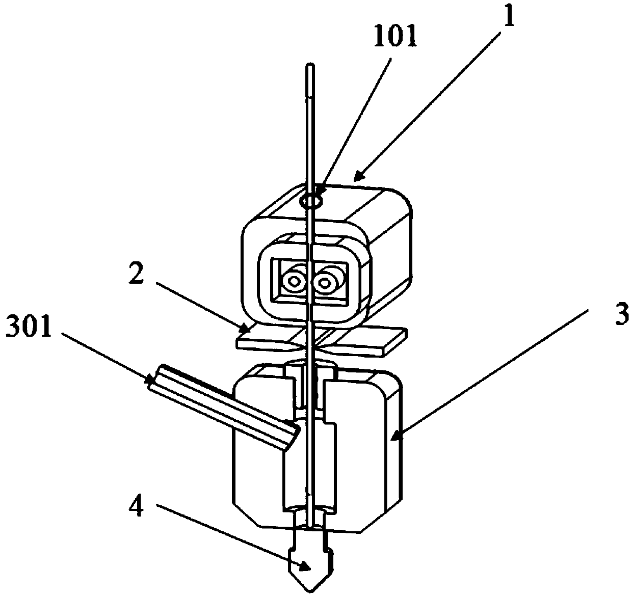 3D printing forming method of continuous fiber reinforced member