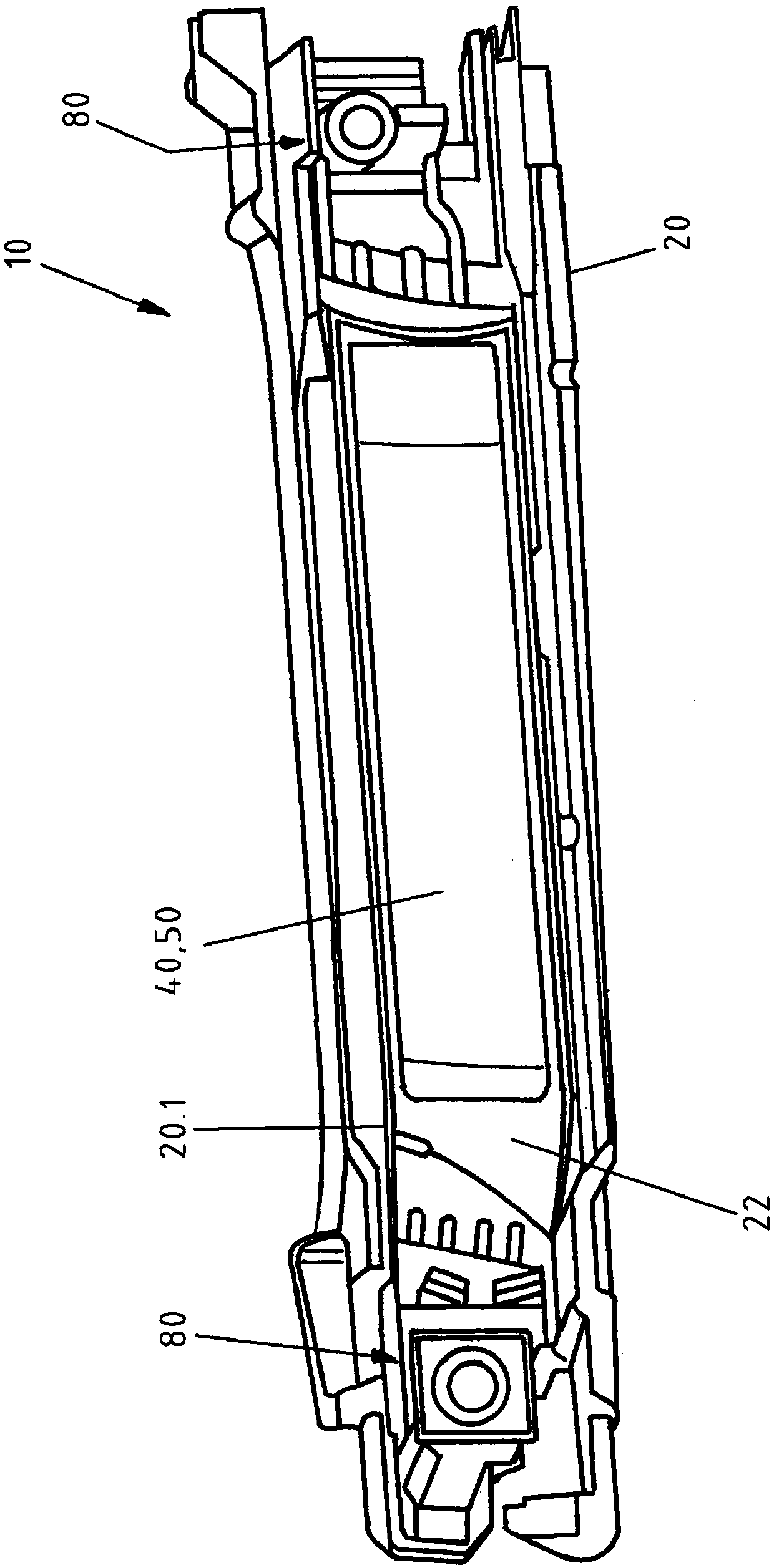 Exterior door handle for a vehicle