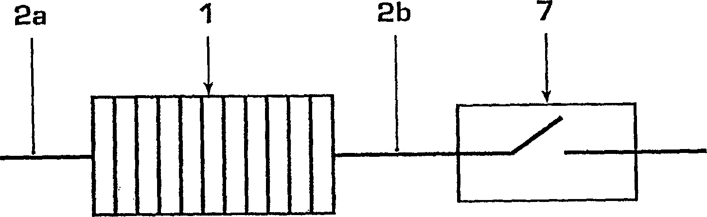 Method and device for limiting the current in a liquid metal current limiter