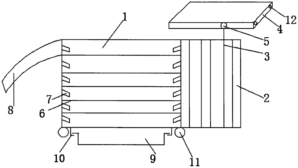 Physical education equipment conveying device