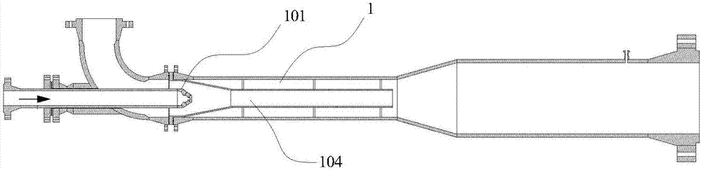 Venturi cleaner, cleaning system comprising Venturi cleaner and application