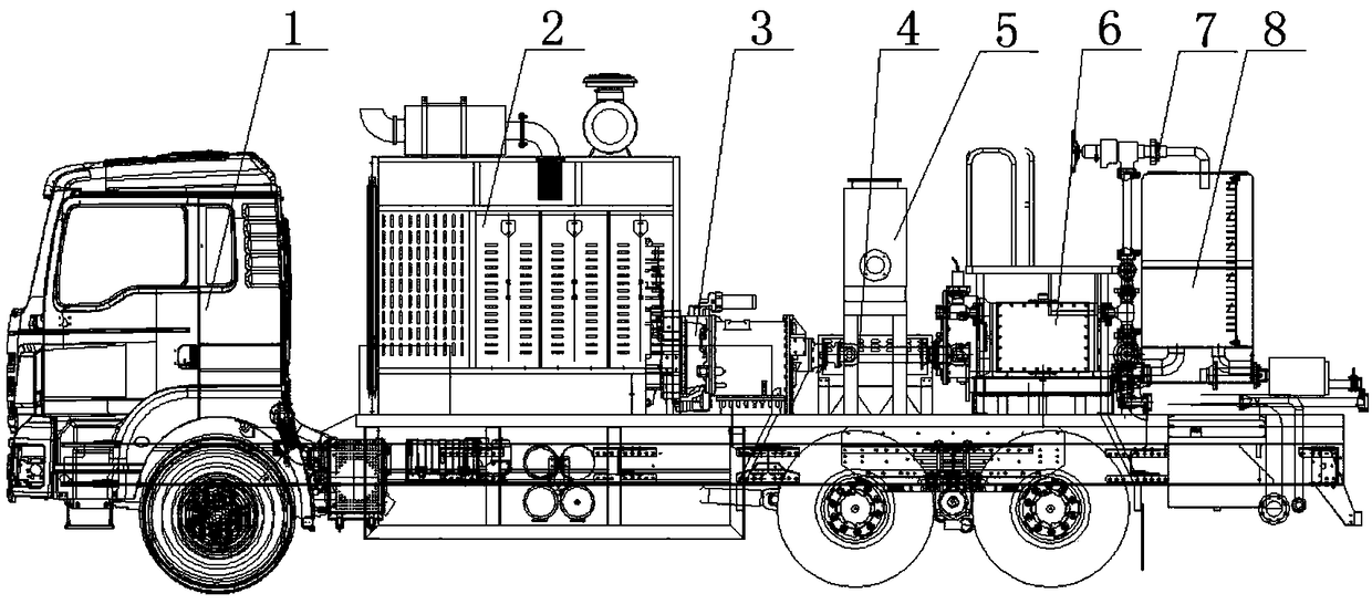 Novel small and micro displacement fracturing vehicle