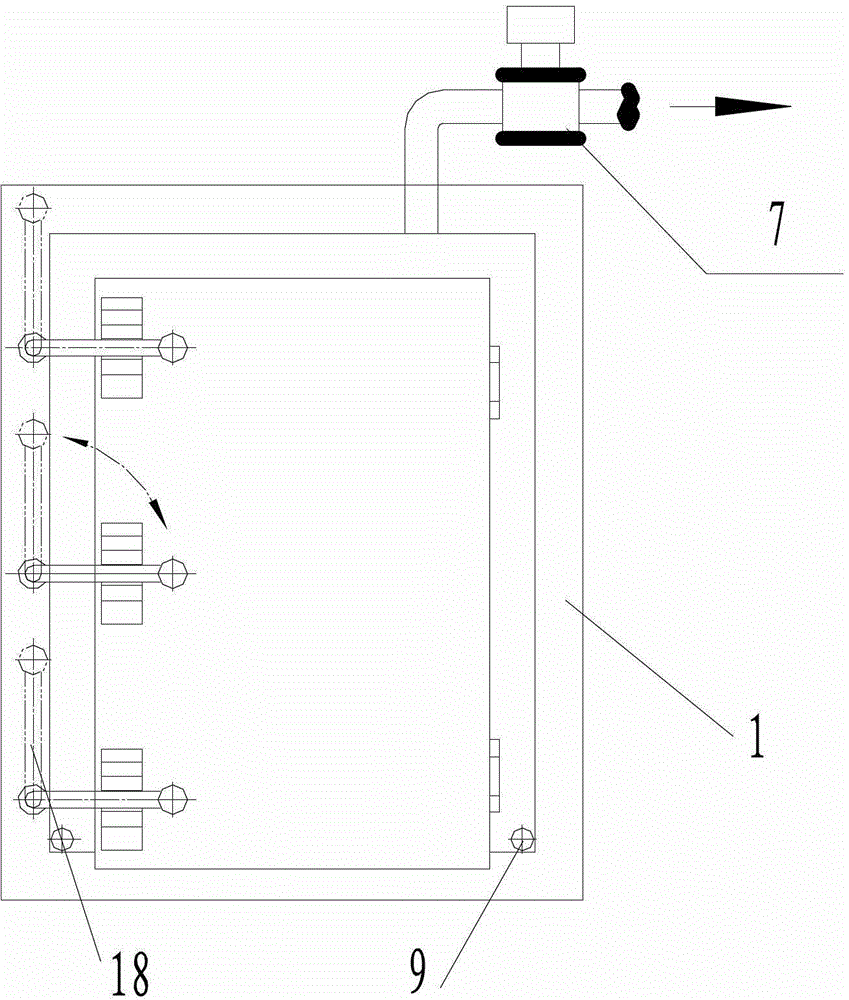 Steam box with vacuum rapid-cooling function