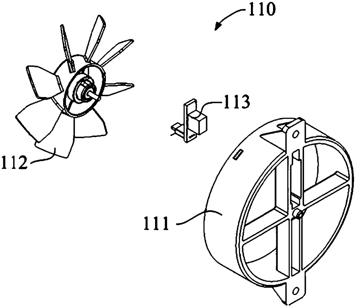 Wind speed measuring device, air valve and air volume adjusting system