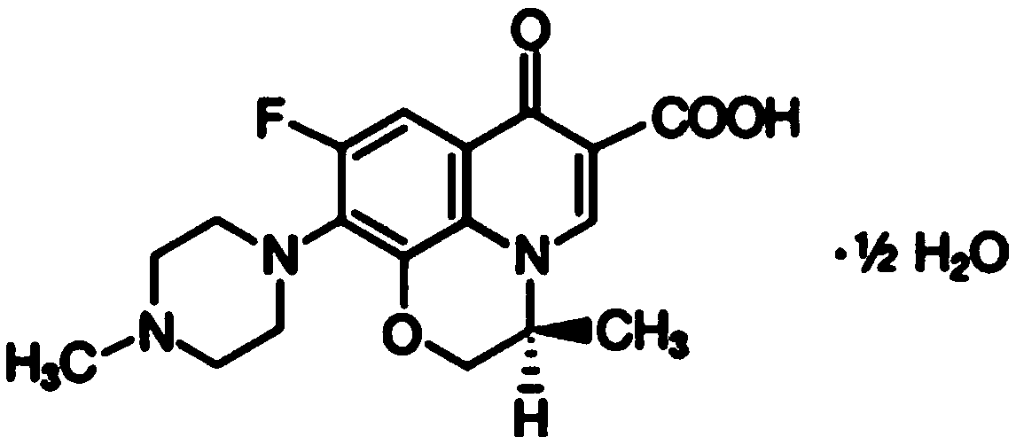 Levofloxacin tablet composition and preparation method thereof