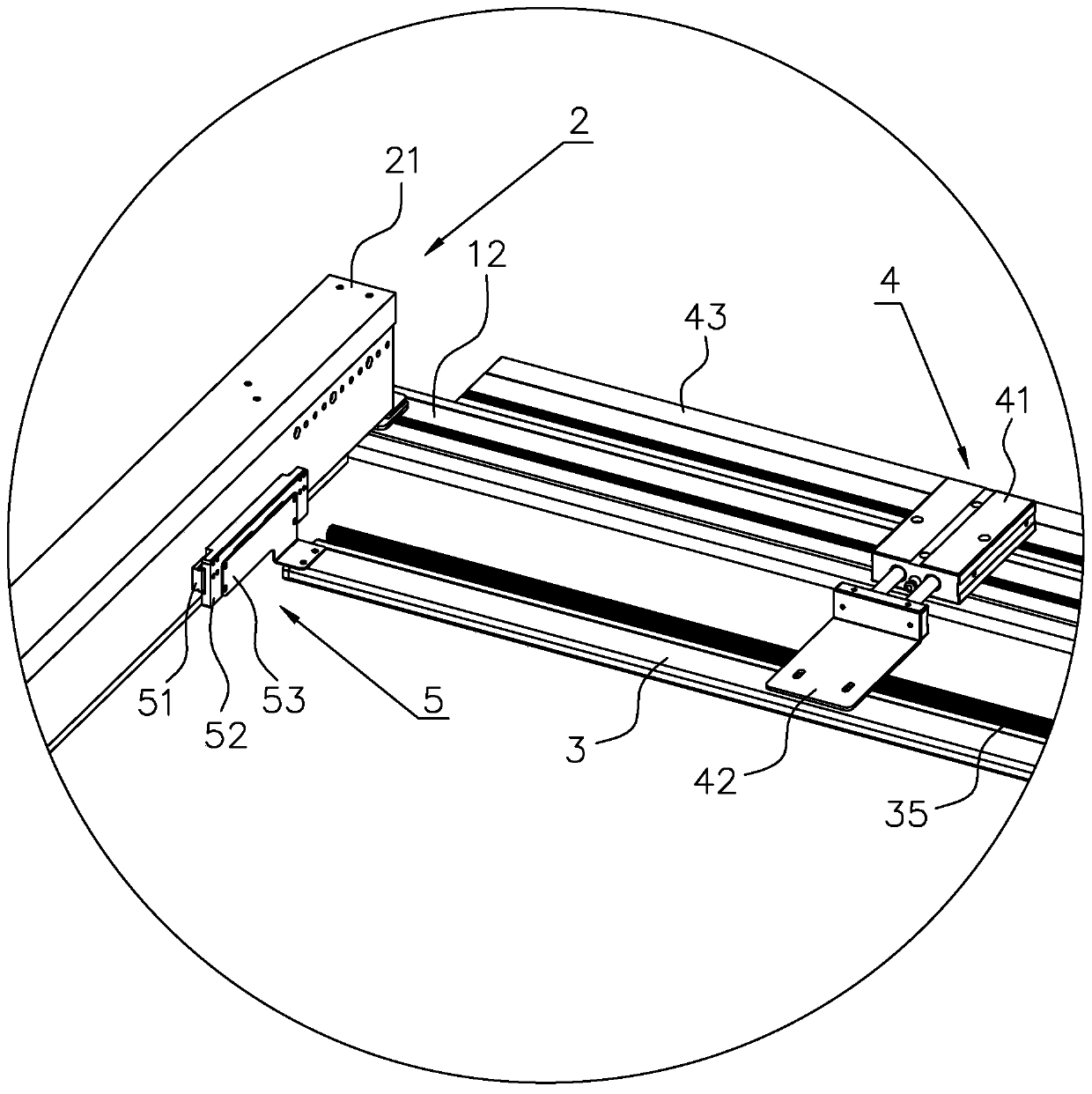 Cloth clamping air frame of embroidery equipment