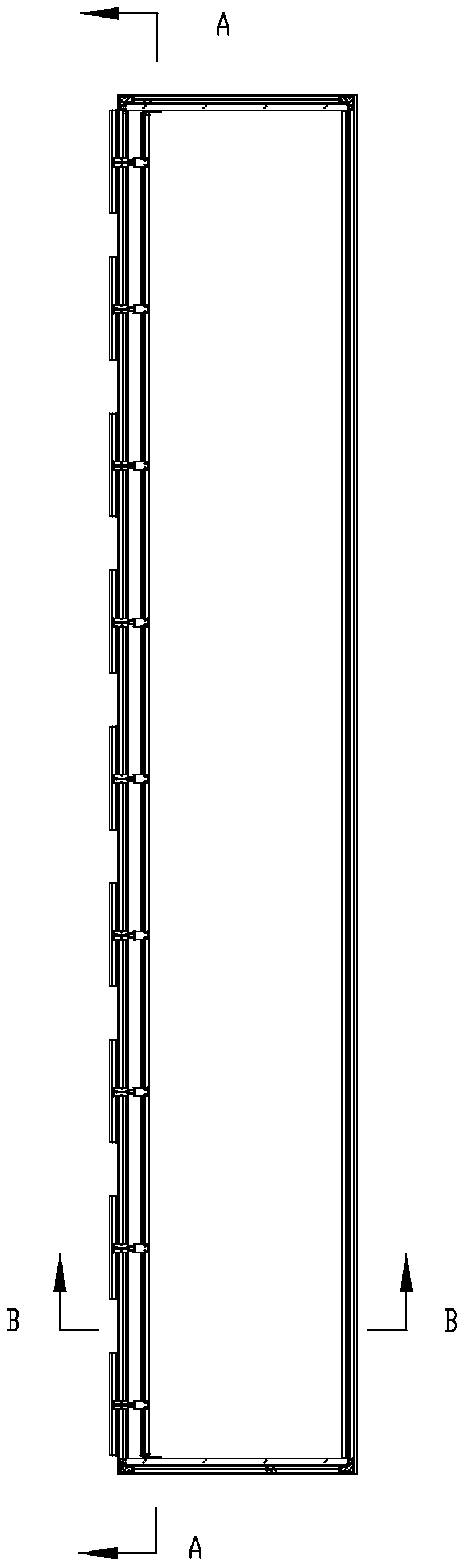 Cloth clamping air frame of embroidery equipment