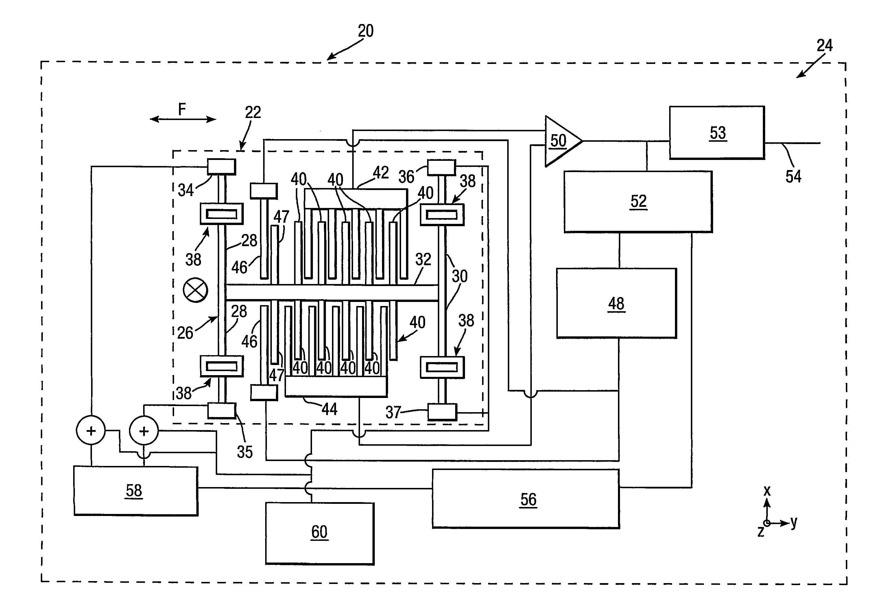 Resonant magnetometer device