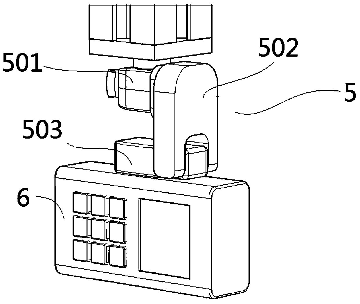 Installation positioning adjustment device for sun shade in driver's cab of motor train unit and positioning method of installation positioning adjustment device