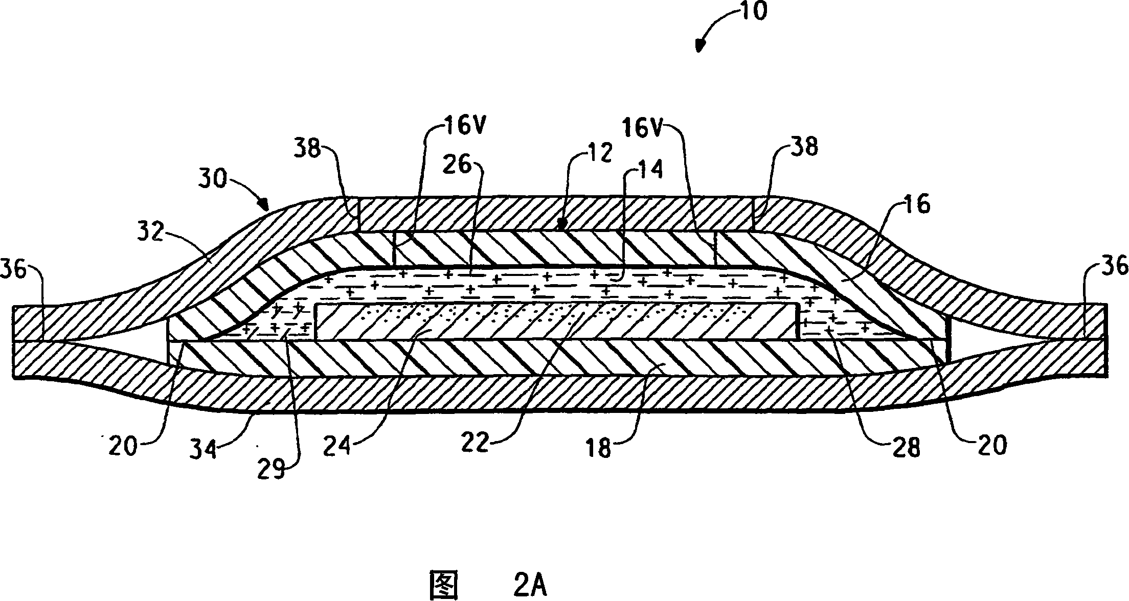 Device for indicating the passage of time and method therefor and articles therewith