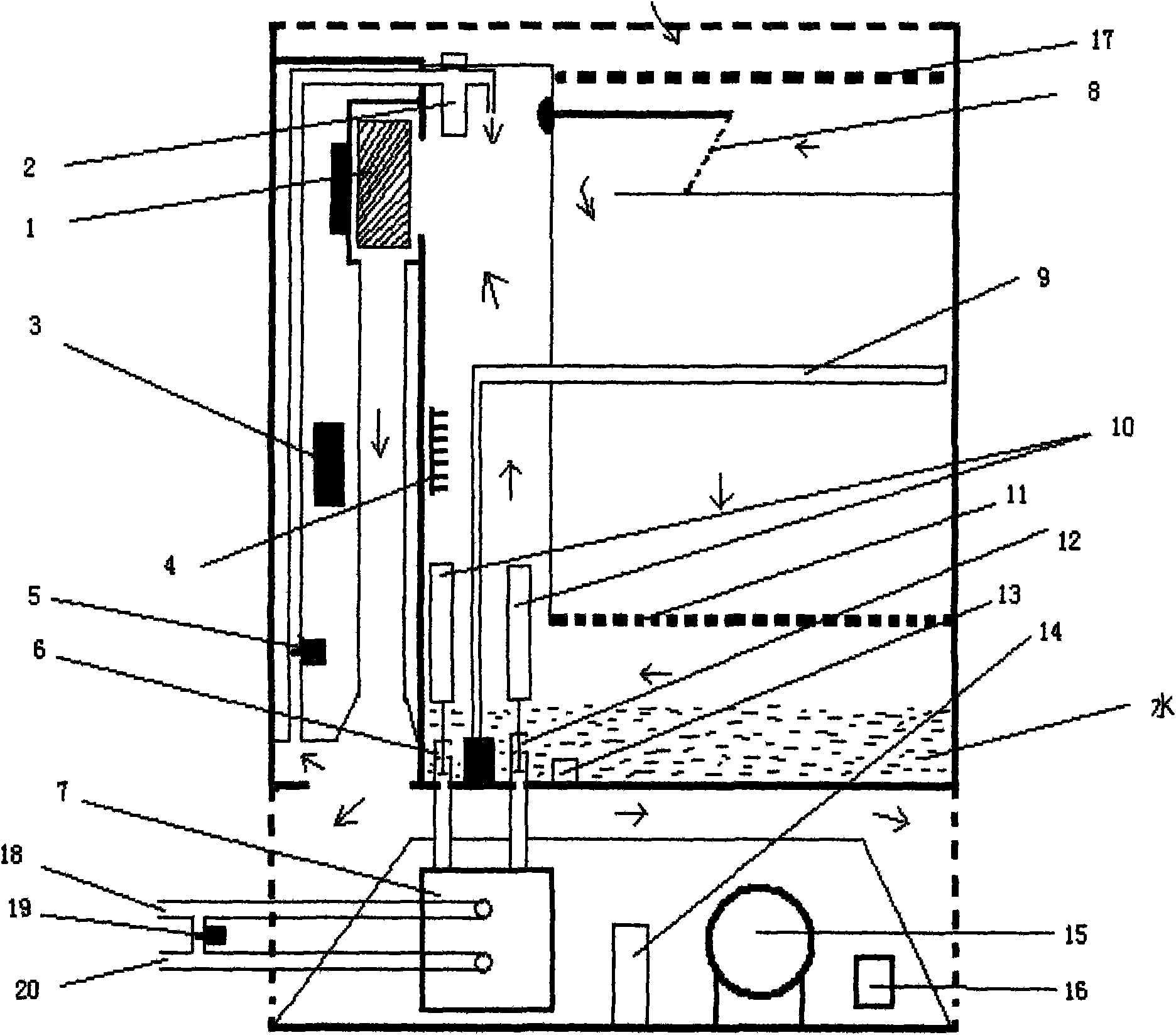 Full-automatic washing type air purifier