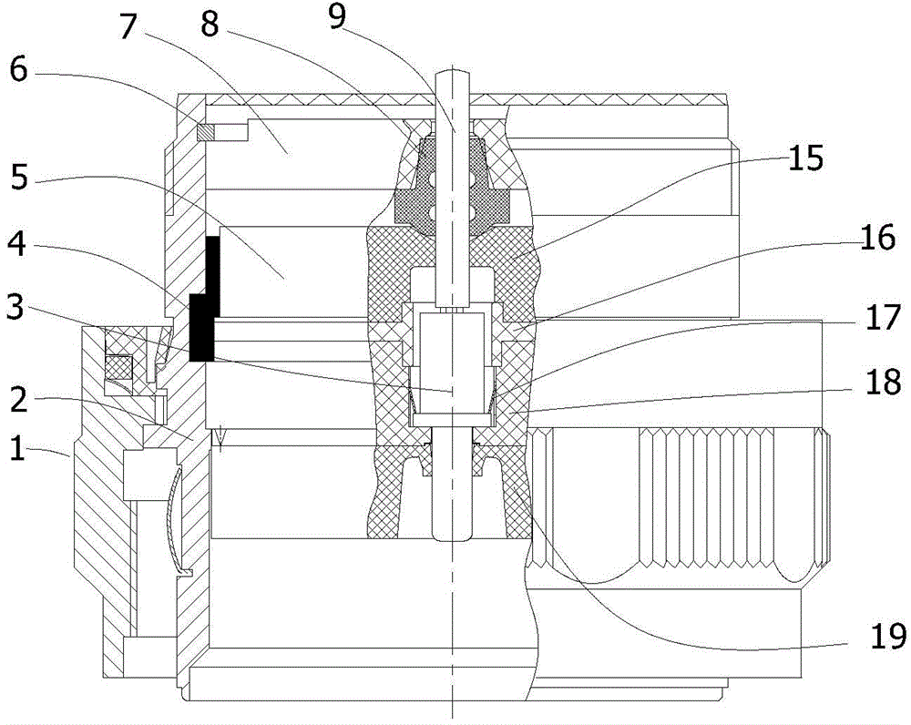 A sealed high voltage resistant electrical connector