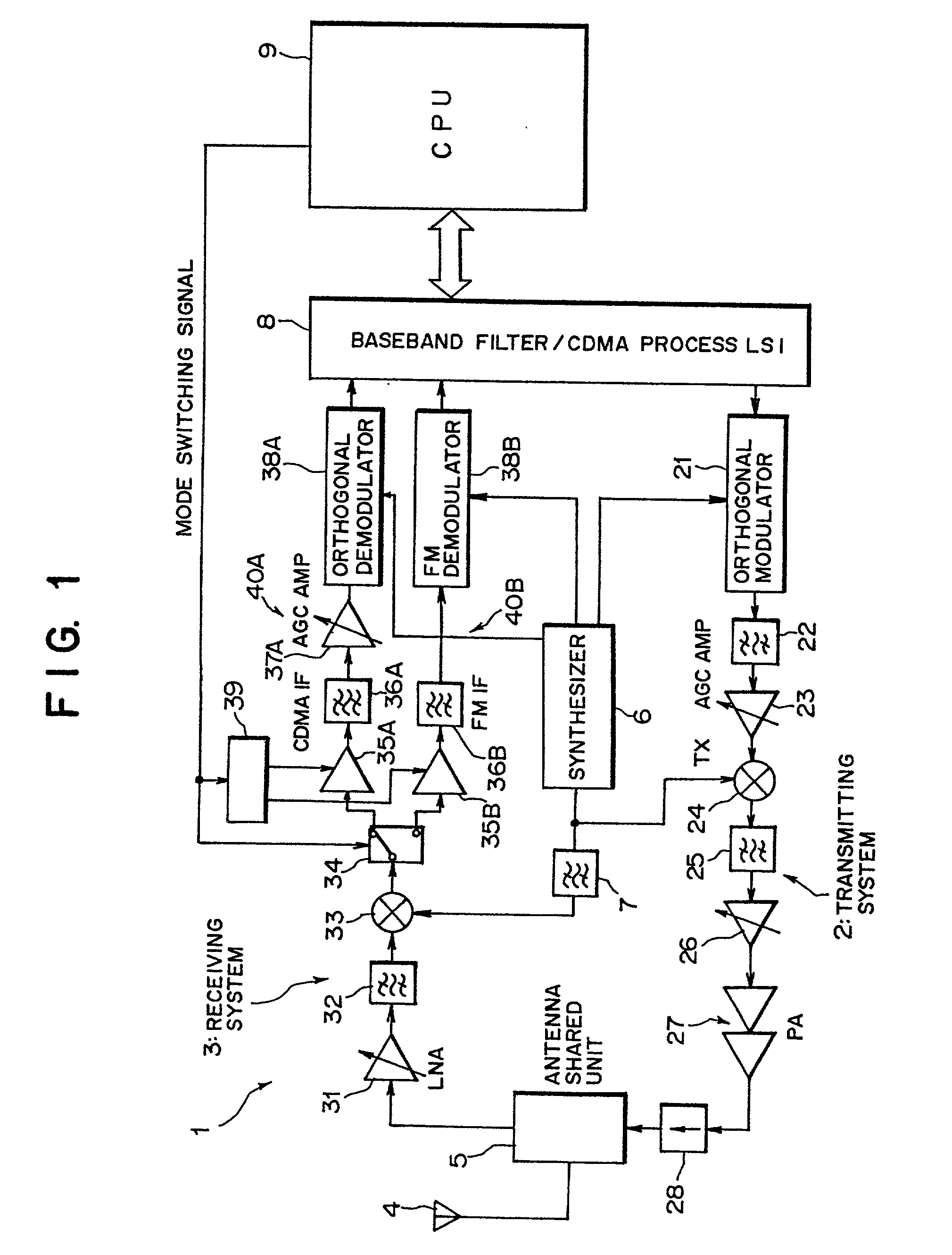 Radio receiver and signal amplifying method in radio receiver