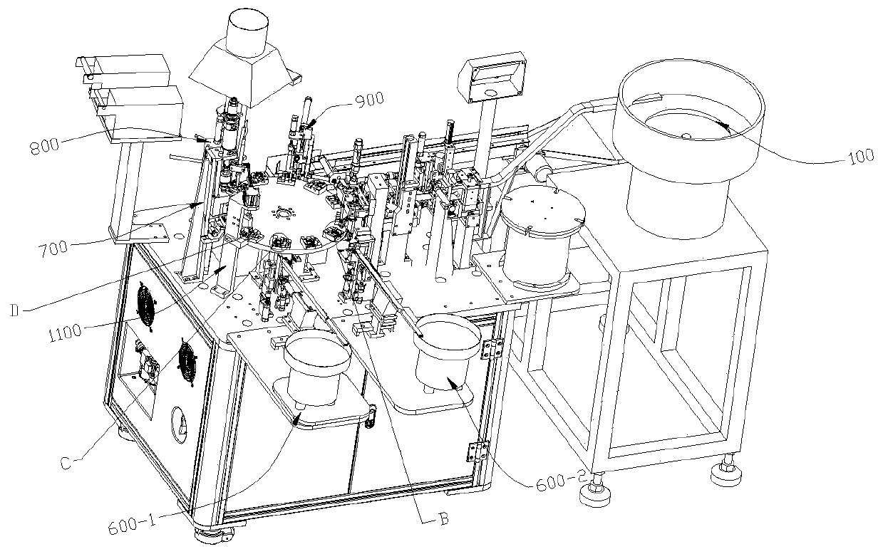 Automatic assembling equipment for semi-finished product of micro loudspeaker