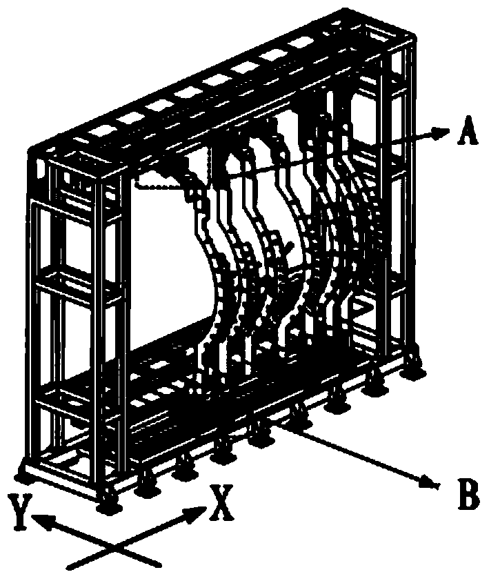 Flexible assembly system for aircraft panel