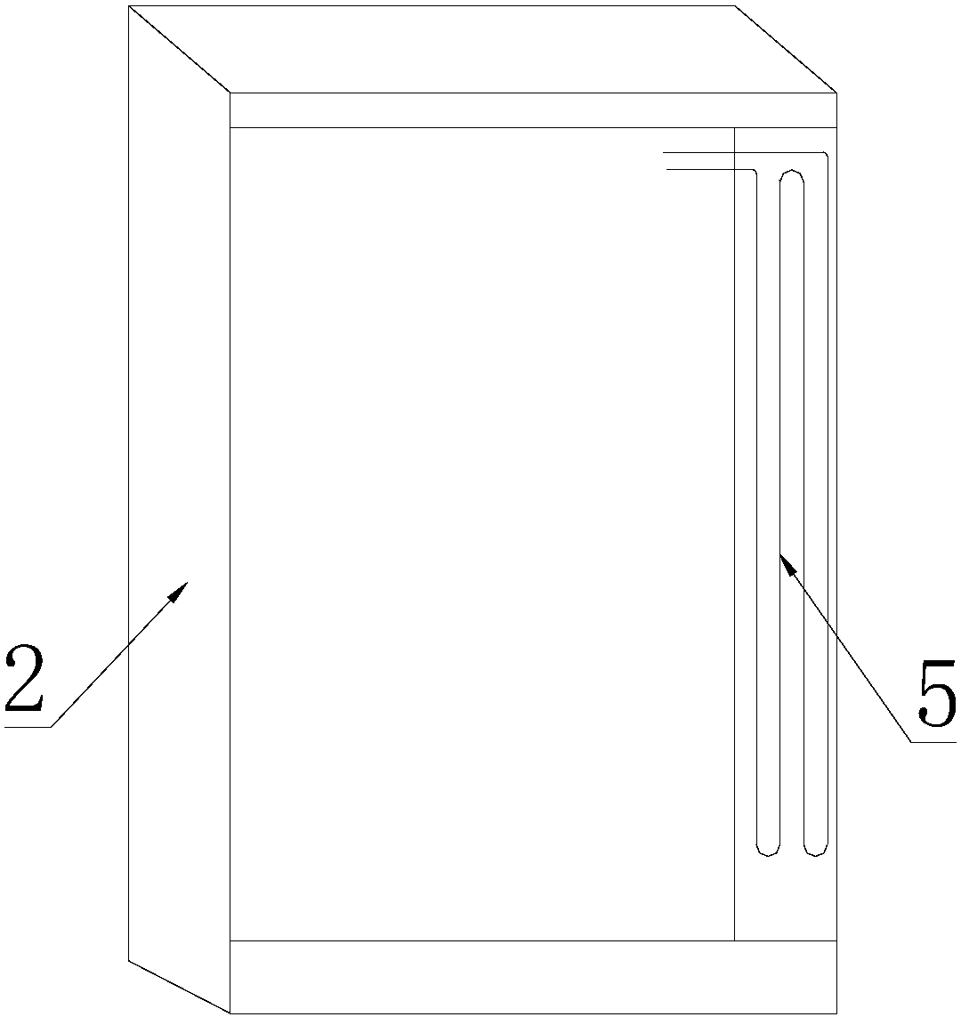 On-door ice making system, refrigerator for making transparent ice