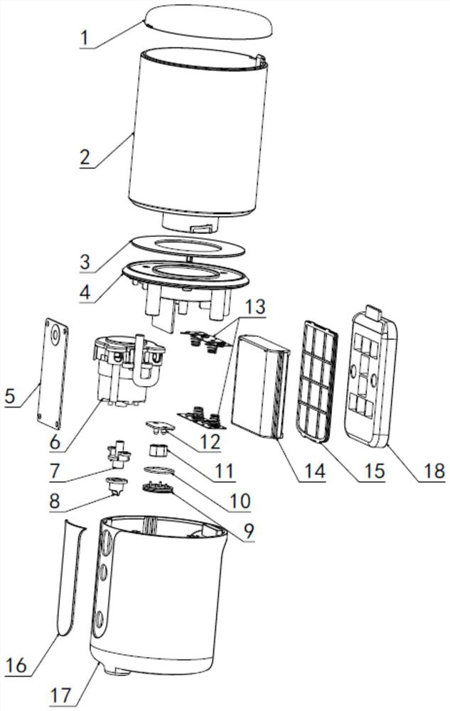 Low-power-consumption automatic induction bath liquid discharging device