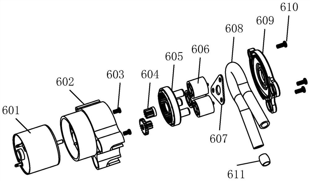 Low-power-consumption automatic induction bath liquid discharging device