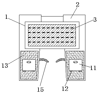 Water source purification and oxygen increasing ecological environmental protection device convenient to move