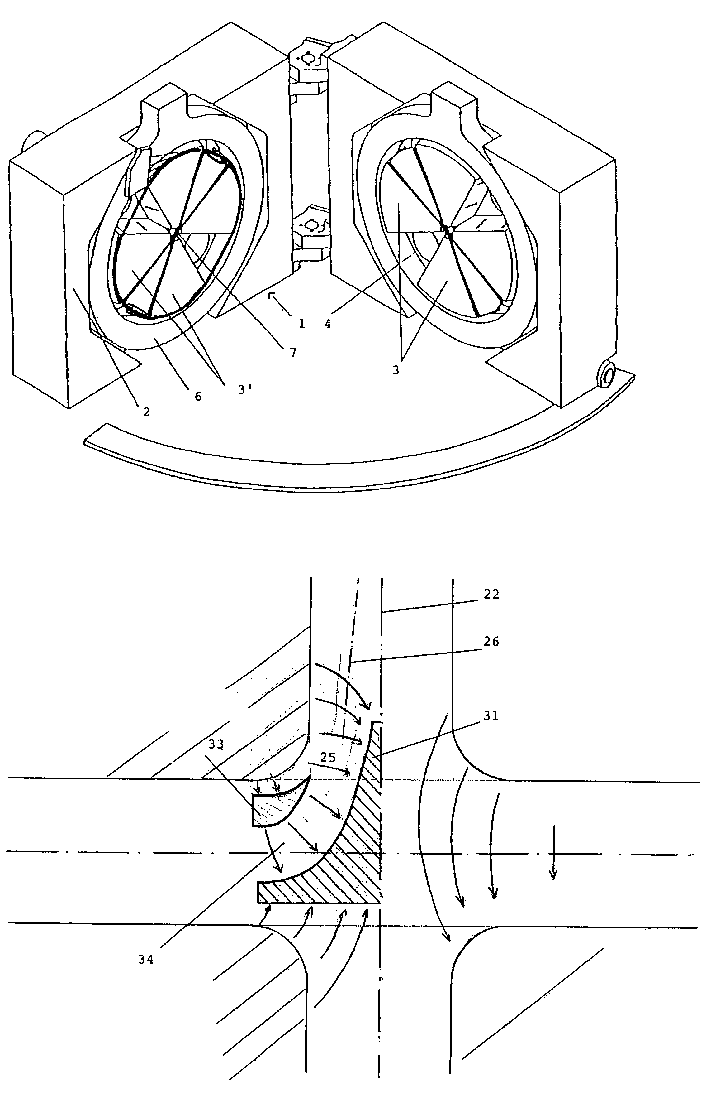 Cyclotron equipped with novel particle beam deflecting means