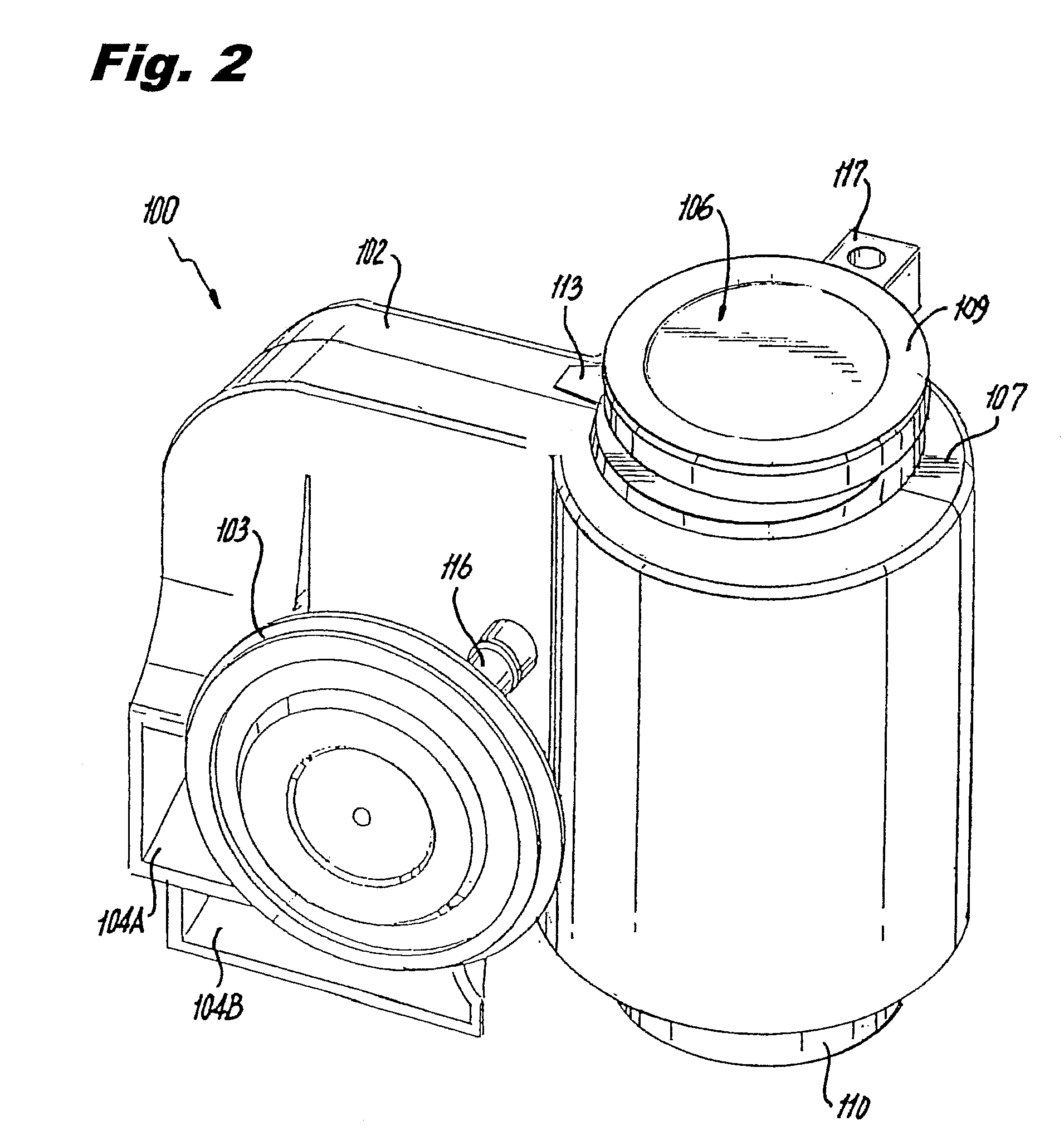 Electropneumatic horn system