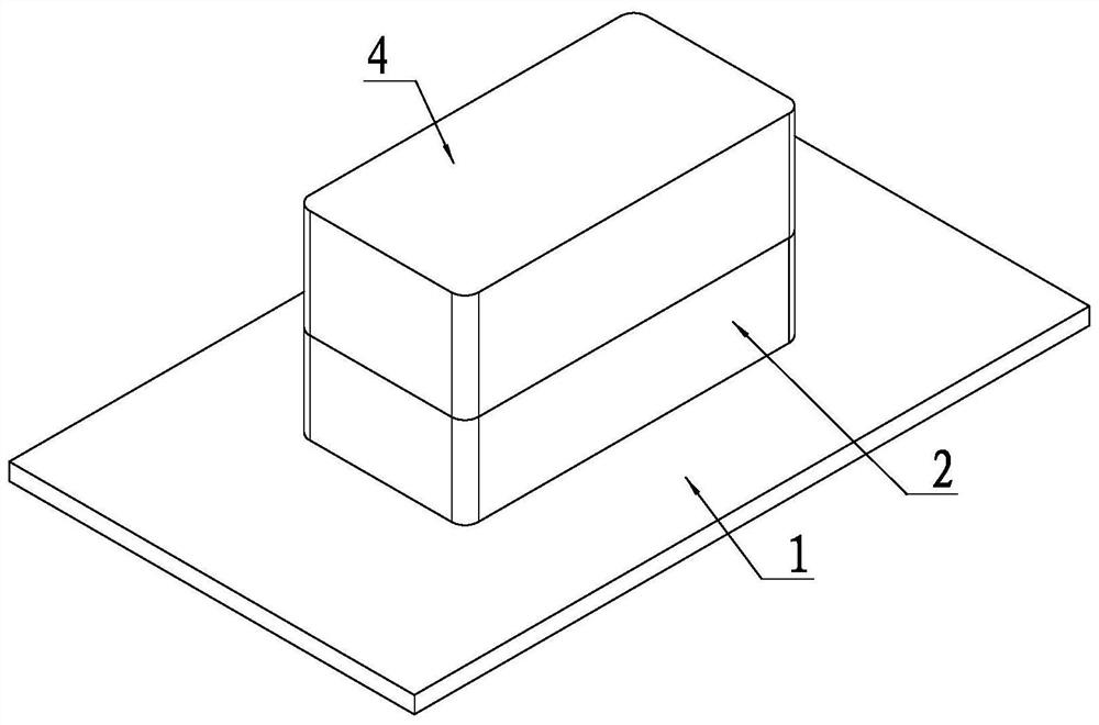 An anti-interference crystal oscillator installation structure and installation method