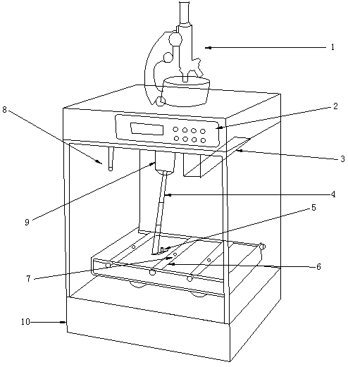 Microbial incubator observation device