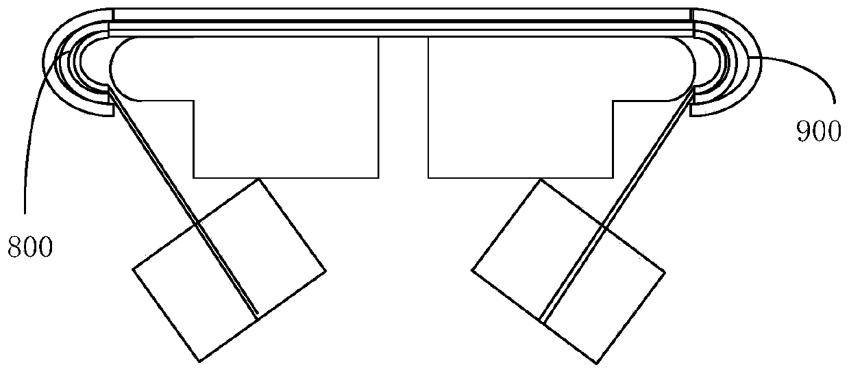 Flexible display panel laminating device and method