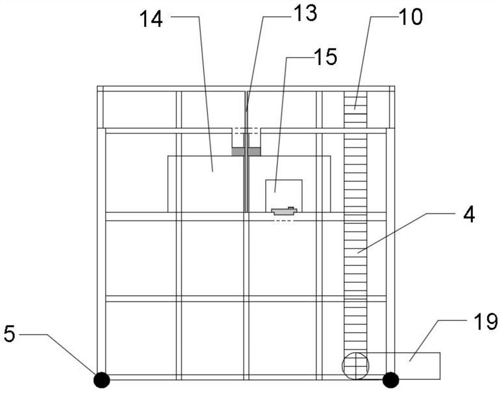 Rock burst prevention rescue escape trolley based on drilling and blasting method and using method