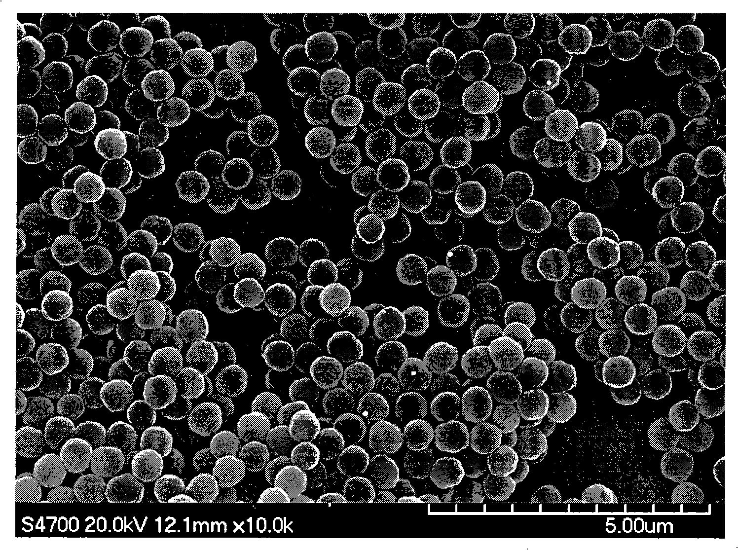 Process for preparing cross-linking maleic anhydride-styrene copolymer