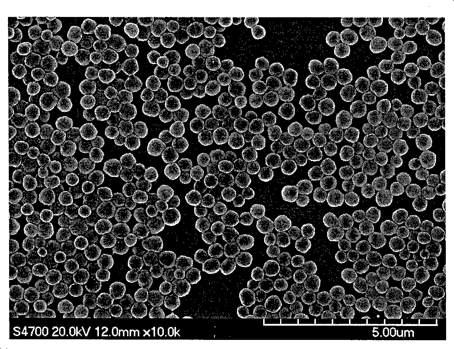 Process for preparing cross-linking maleic anhydride-styrene copolymer