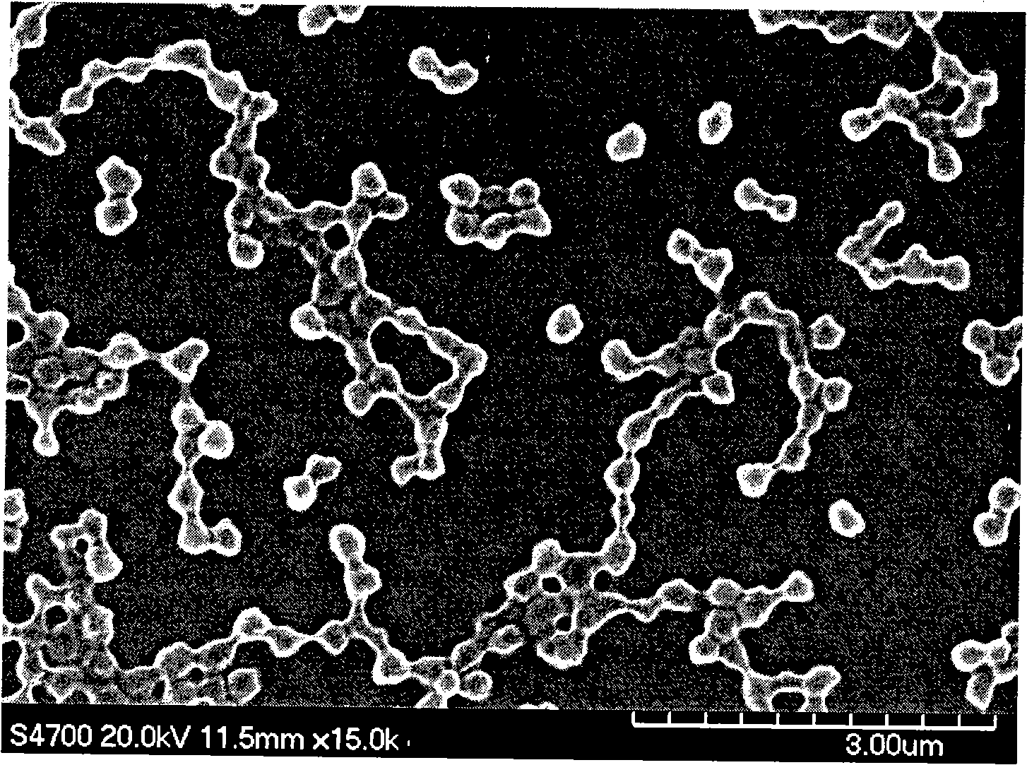 Process for preparing cross-linking maleic anhydride-styrene copolymer