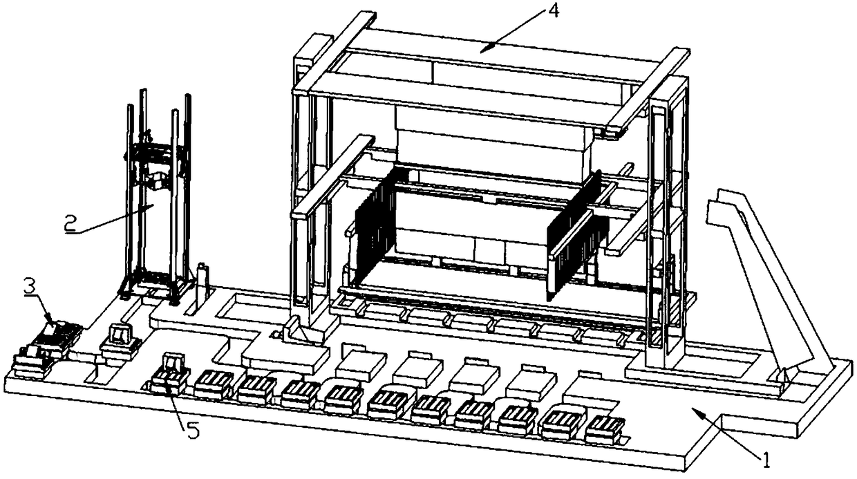 Top coal gangue interface recognition test system