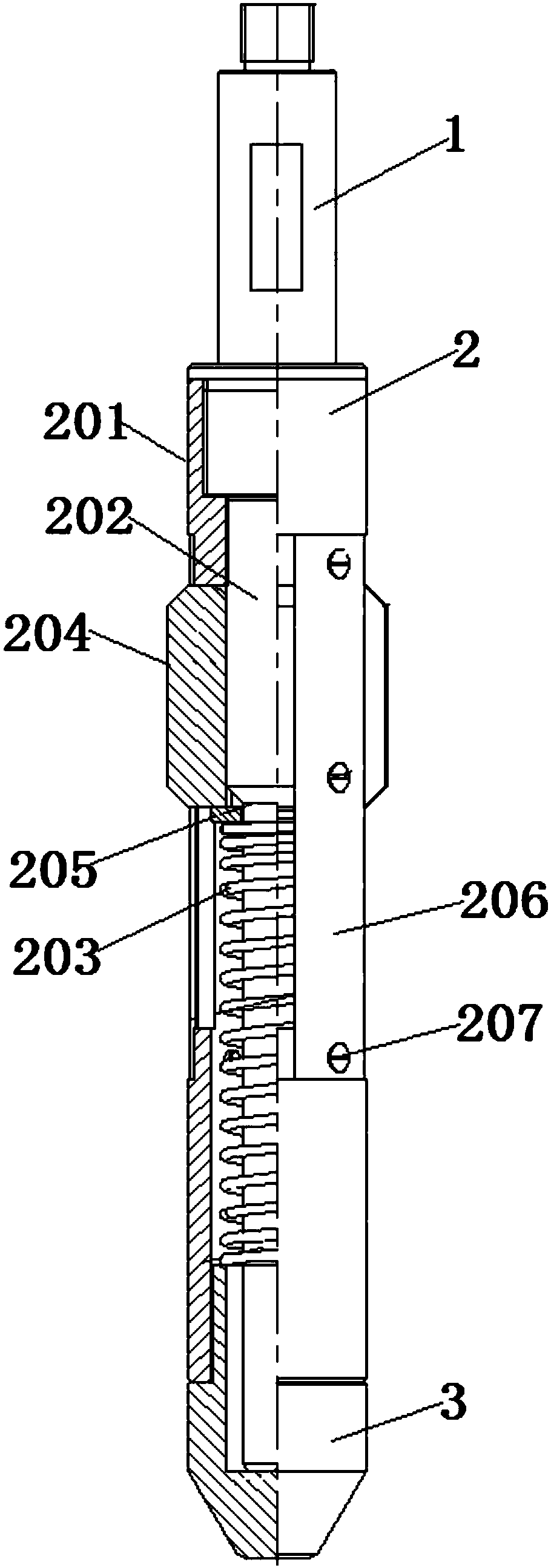 Variable diameter type drift size gauge tool