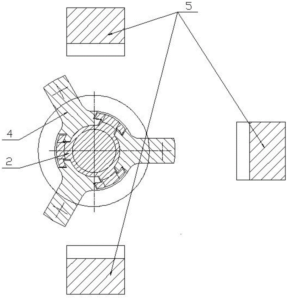 Special clamp for realizing multi-point clamping