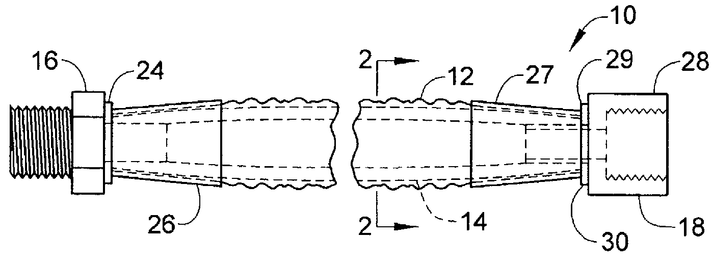 Expandable hose assembly