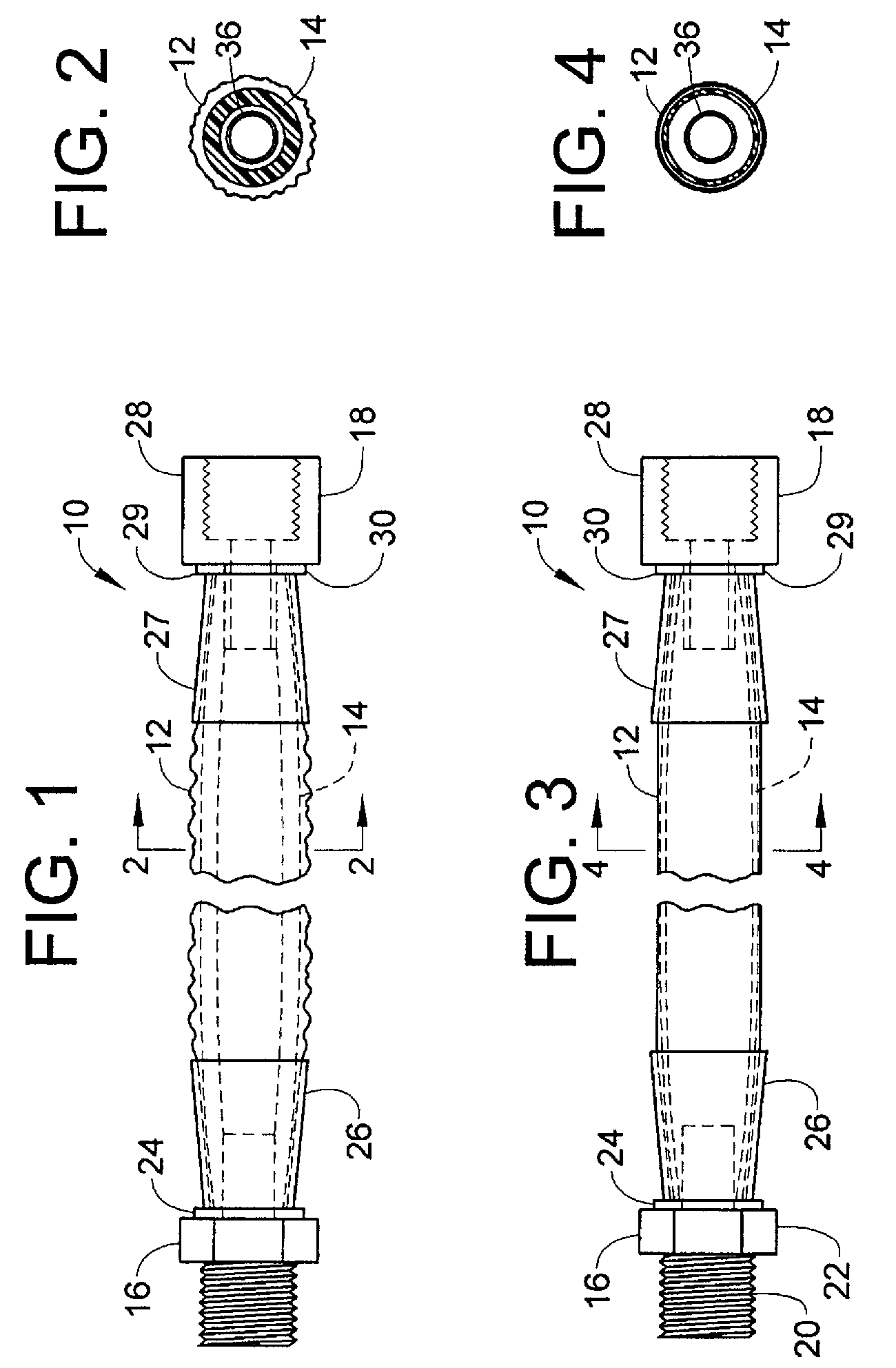 Expandable hose assembly