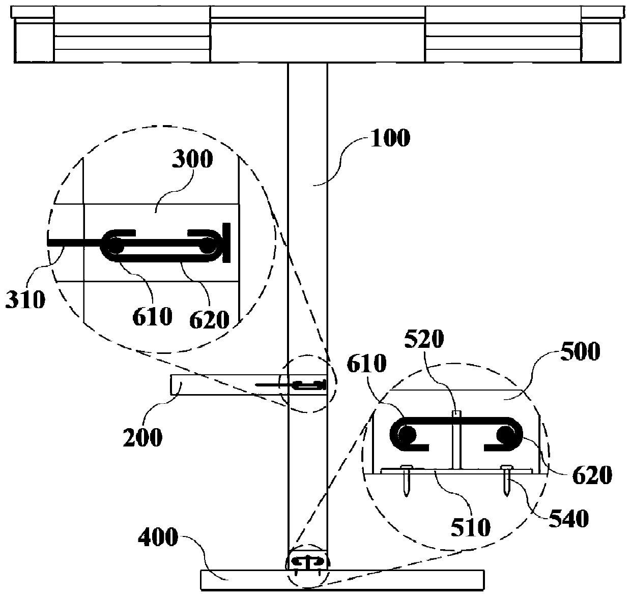 Connecting system for installing ALC light partition walls on brick masonry