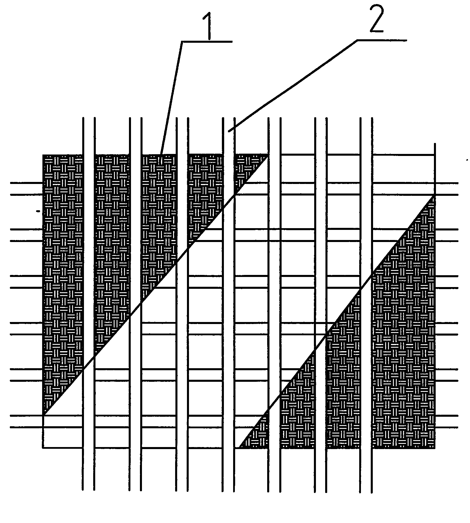 High-strength composite grid