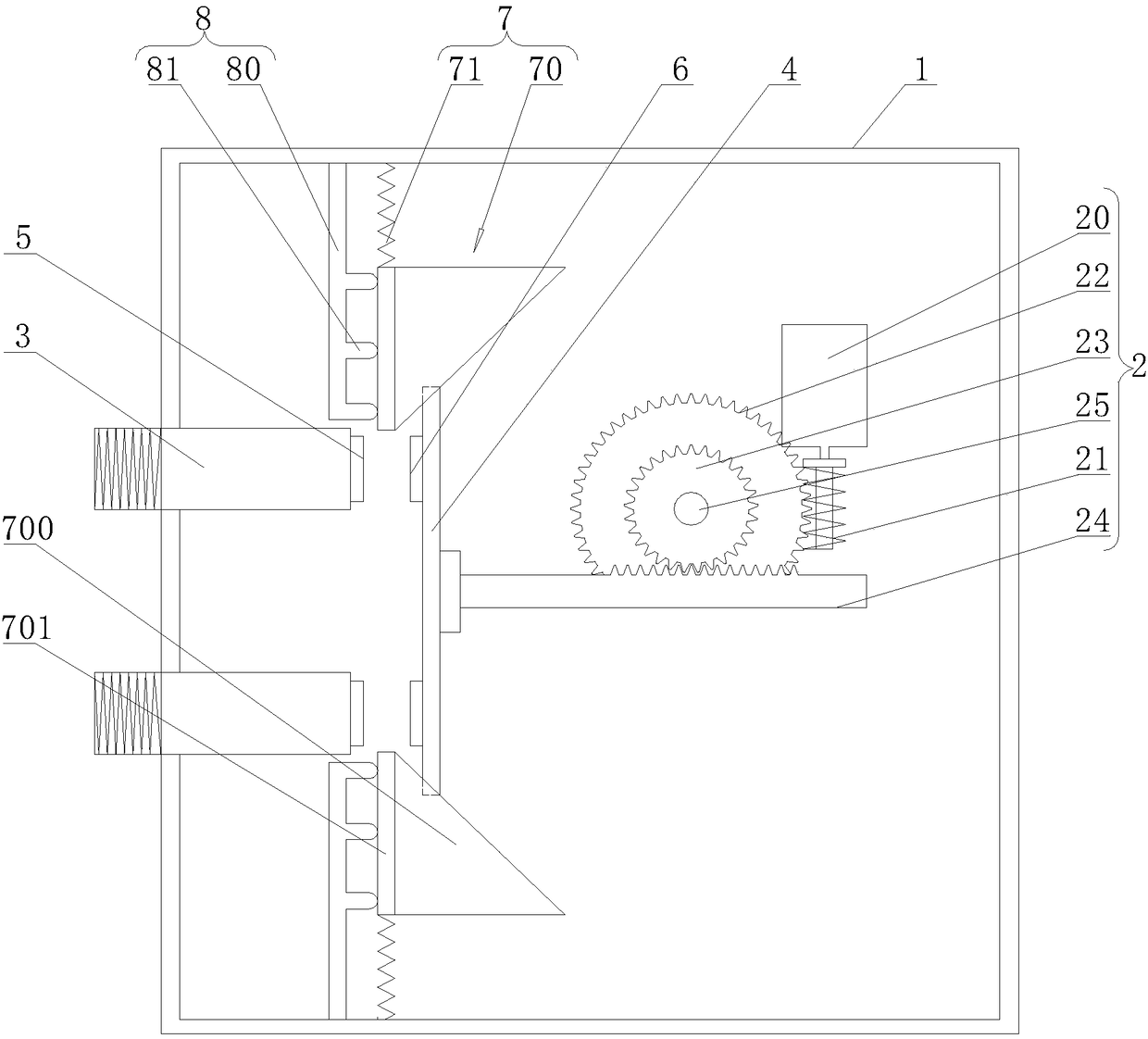 Large-power direct-current relay