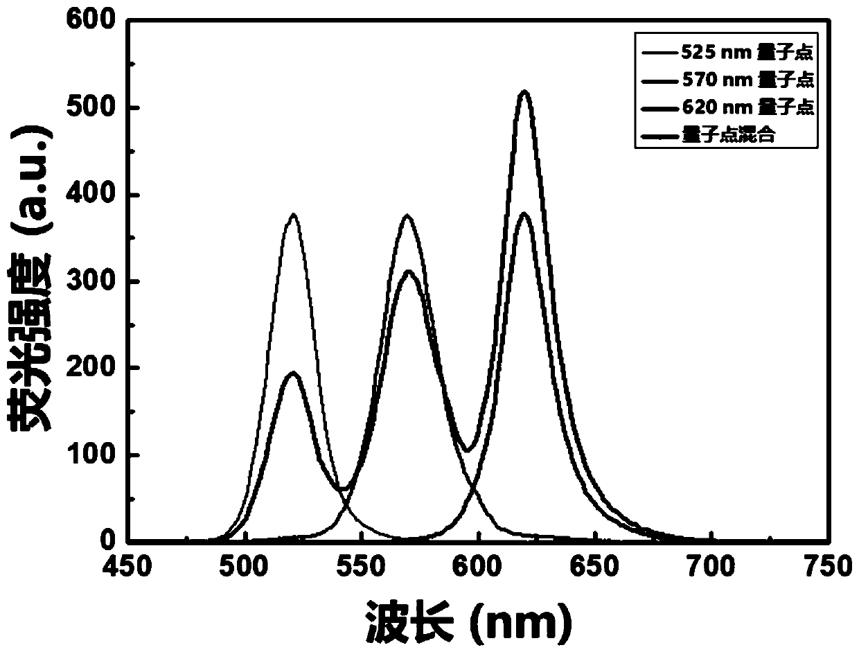 Multivariate detection method based on quantum dot fluorescent nanospheres